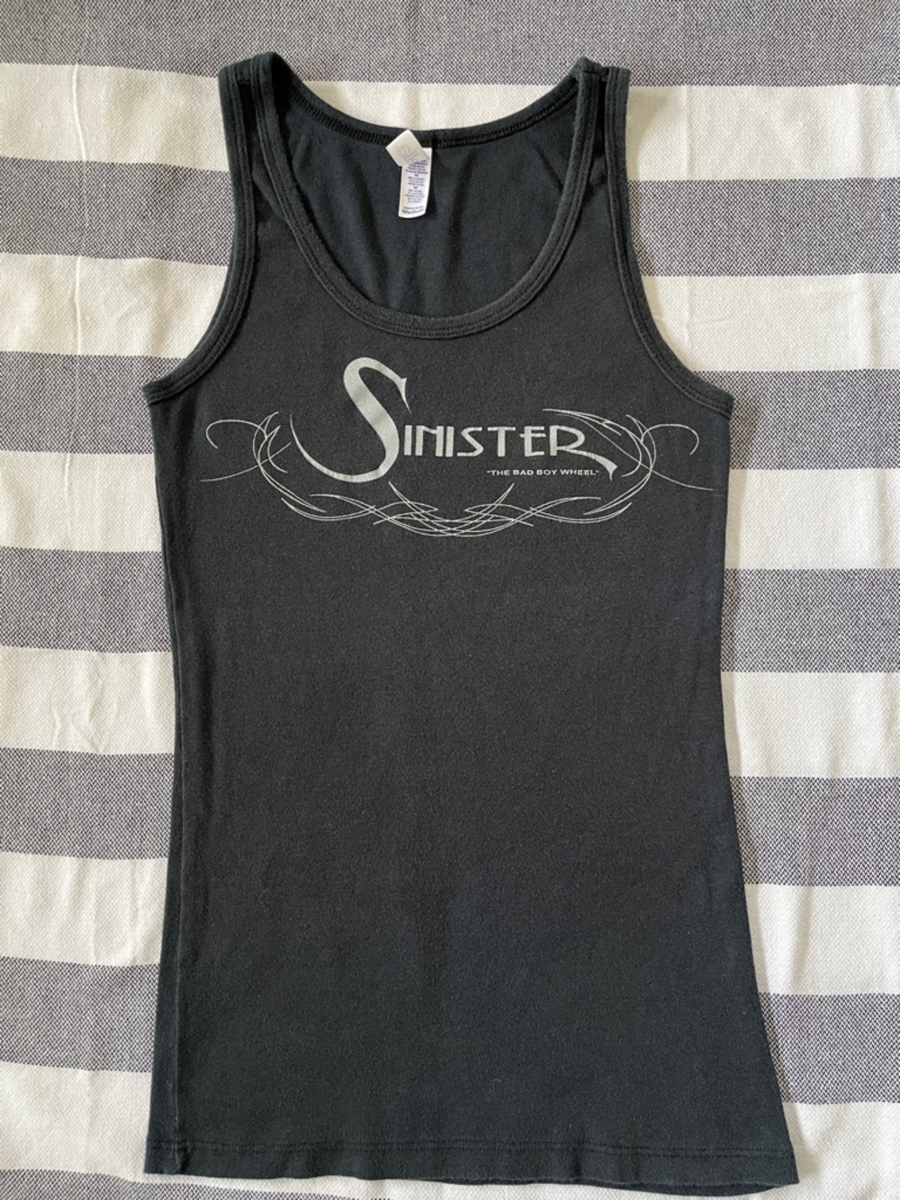 Sinister Wheel company, Black & Silver Tank Top
